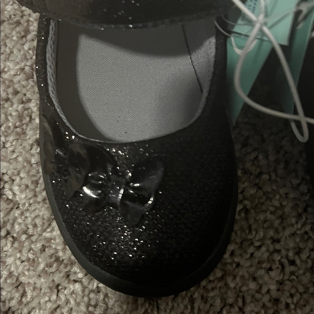 Stride Rite Toddler Glitter Flats Sz 10M - Picture 2 of 4
